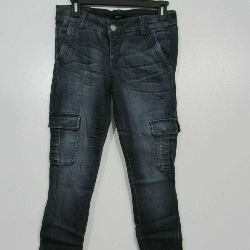 Bebe Cargo Blue Jeans Size 27
